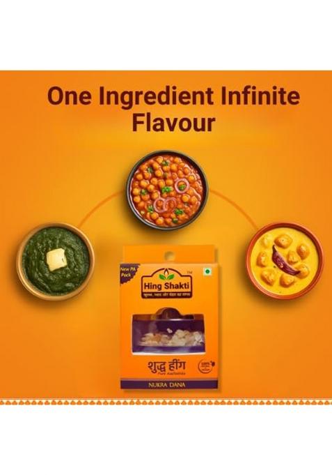Hing Shakti | Pure Asafoetida (Hing) Authentic Aroma No Adulteration (5G)