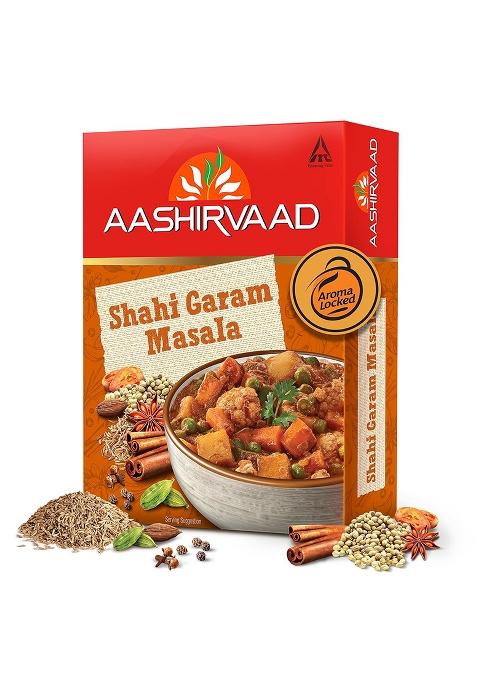 Aashirvaad Shahi Garam Masala, 100G, Blended Spice For Authentic Taste And Colour