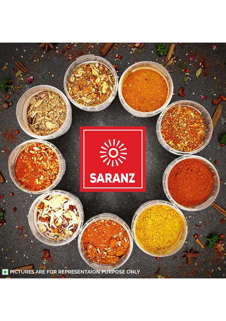 Saranz Baharat Spice Mix | Used In Vegetable Curry, Chicken Fish Soup Aromatic And Flavoured Vegan Peppery, Sweet-Spiced Dairy Free Gluten -100 Grams Sprinkler Jar