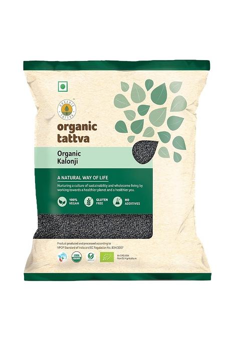 Organic Tattva Tattva, Kalonji 100 Gram | Nigella Seeds Pesticide And Chemical Free With Natural Oils Rich Aroma Naturally Gluten -