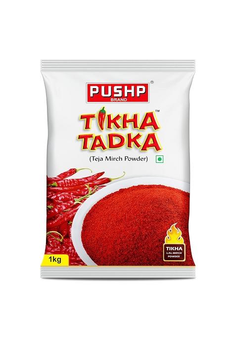 Pushp Brand Chilli Powder Spicy Red (Tikha Tadka) (1 Kg)