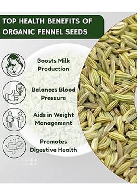Vexa Naturals Saunf Powder (Fennel Seed Powder) | Aromatic & Sweet |100Gm