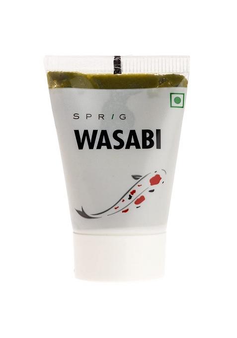 S P R I G Sprig Wasabi | Made With Real Paste Of Japanese Horseradish Extra Hot No Artificial Colours, Flavours Or Fillers Use Sushi, Sashimi & Soba 50