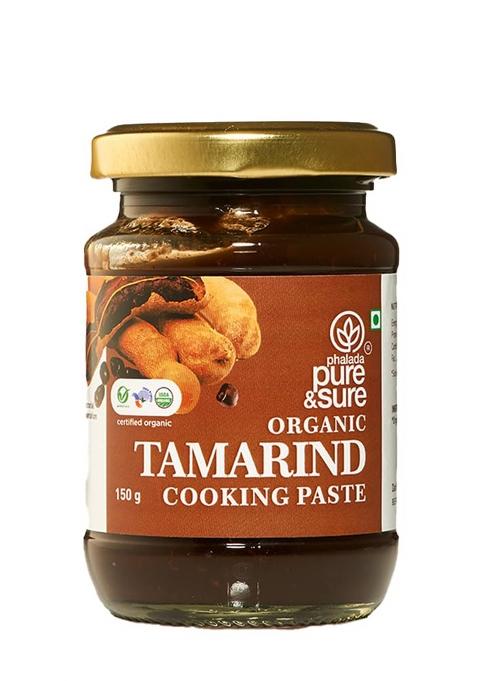 Phalada Pure & Sure Organic Tamarind (Imli) Paste 150G | 100% Fresh Imli Chutney Naturally Processed Thick Homemade Taste Quality For Cooking No Additives Chemical