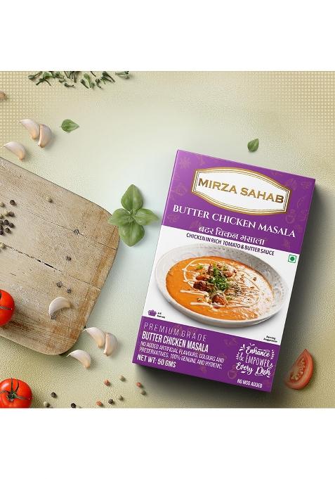 Mirza Sahab Chicken Special Spices Assortment Masala Tikka Fish Fry Changezi Butter Dilli Kat-A-Kat, Variety Pack, 10.58 Oz / 300 G