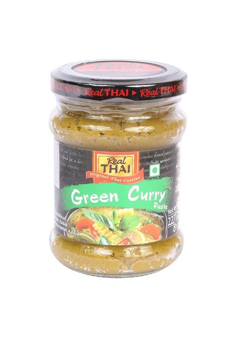 Real Thai Green Curry Paste, 227Gram (Pack Of 1