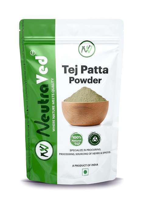Neutraved Tej Patta Powder, 250 Grams | Bay Leaf Powder Cinnamomum Tamala