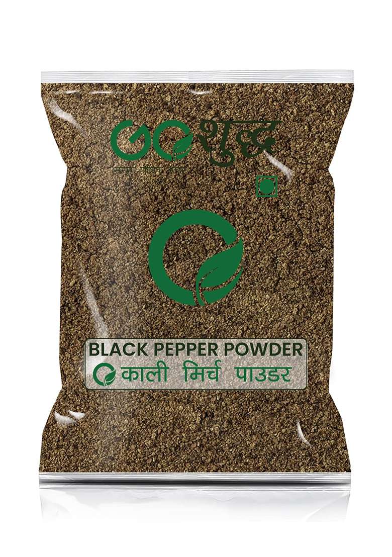 Goshudh Kali Mirch Powder/Black Pepper Powder 1Kg Pack - Indya