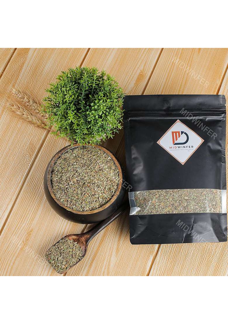 Midwinfer Oregano Leaves | Dried And Crushed Flakes 250G For Pizza - Indya