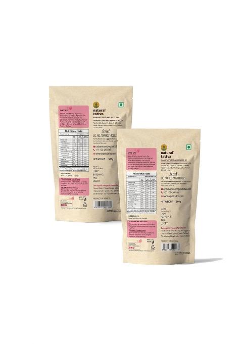 Organic Tattva Himalayan Pink Salt 500G | Natural Crystal Sendha Namak For Cooking & Wellness Unrefined Mineral-Rich Rock