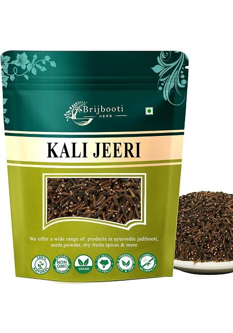 Brijbooti Kali Jiri 100 Gram - Kaali Kadwa Jeera Jeeri Natural Black Cumin Seed