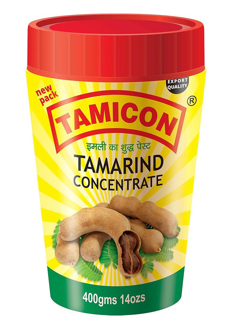 Tamicon Tamarind Concentrate | Perfect For Cooking, Sauces,| Natural Tangy Flavor Enhancer 100% Pure Extract 400 Grams
