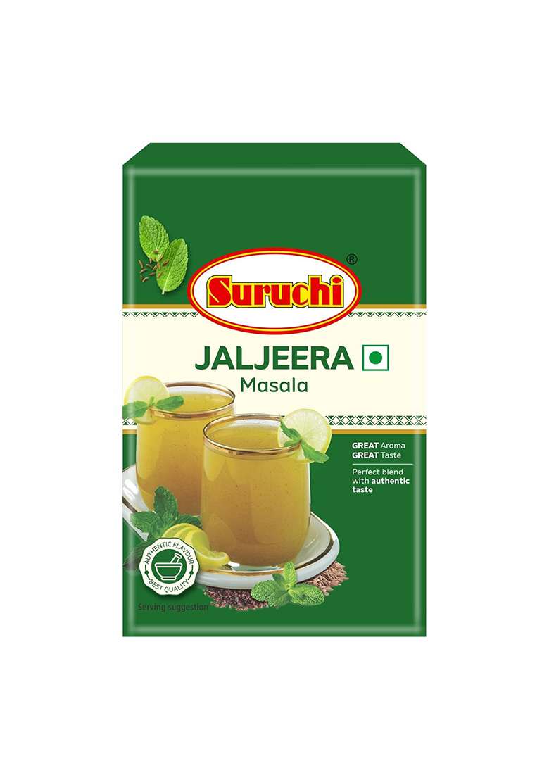 Suruchi Premium Jaljeera Powder - 100G | Tangy Digestive Drink Mix Perfect For Refreshing Beverages 100% Natural (Pack Of 1) - Indya