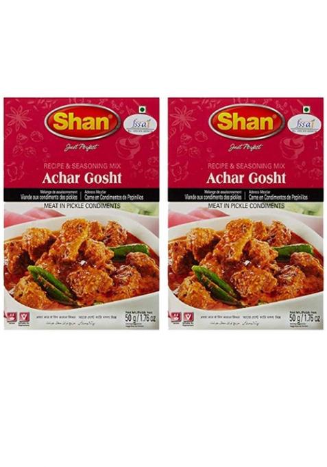 Shan Achar Gosht Masala, 1.76 Oz 50 G, 2 Pack