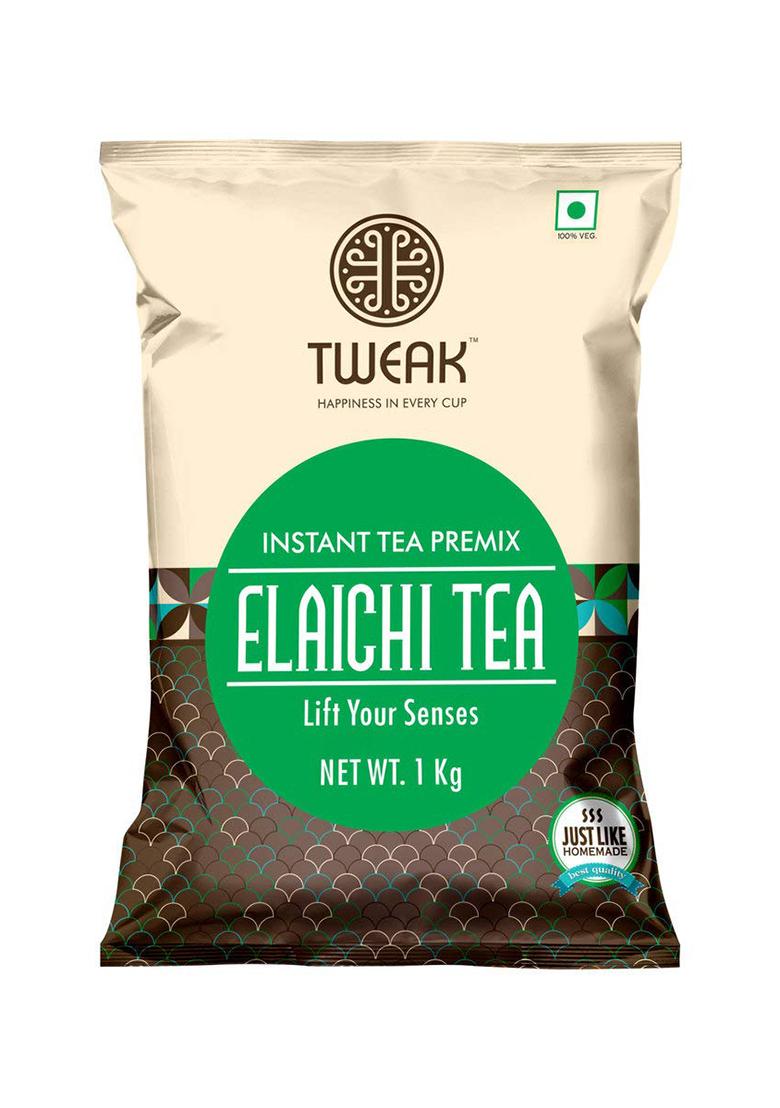 Tweak Elaichi Tea Instant Premix 3Kg (3 Packs X 1Kg) Cardamom Chai Ready-To-Drink | Premium Rainy Season Special Mix With Milk & Sugar Flavor Makes 62 Cups