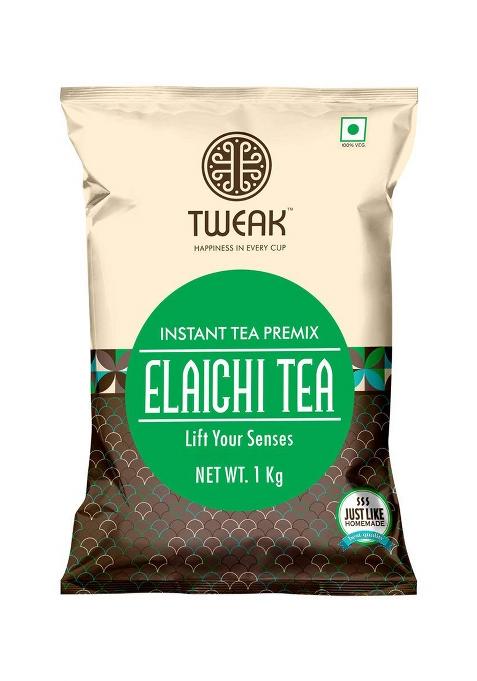 Tweak Elaichi Tea Instant Premix 3Kg (3 Packs X 1Kg) Cardamom Chai Ready-To-Drink | Premium Rainy Season Special Mix With Milk & Sugar Flavor Makes 62 Cups