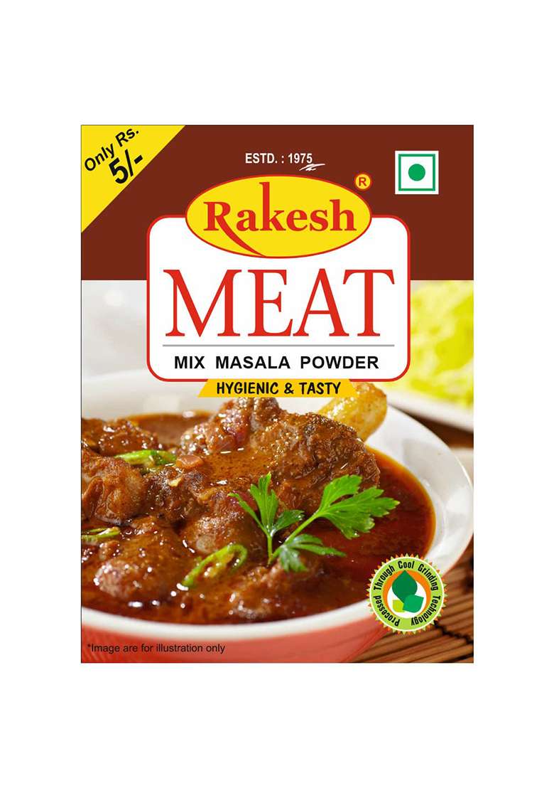 Rakesh Group Meat Masala Combo Pack 50G X 5Pcs, Small Box 5Pcs) - Indya