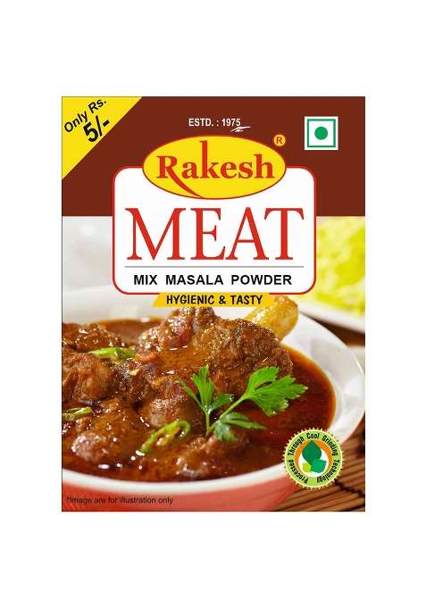 Rakesh Group Meat Masala Combo Pack 50G X 5Pcs, Small Box 5Pcs)
