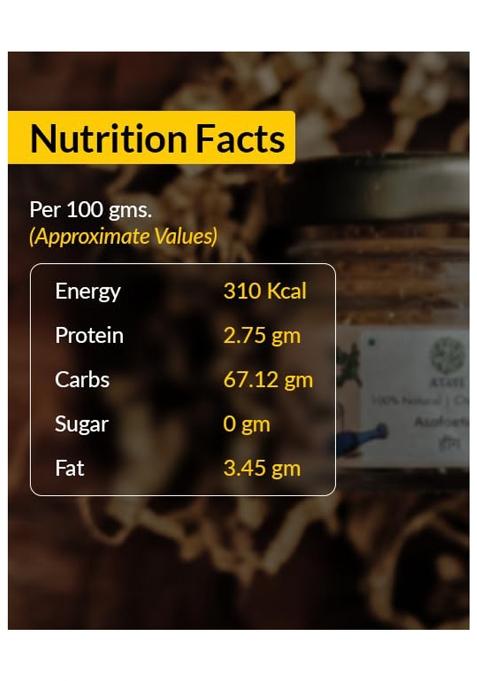 Asavi Handcrafted Hing I 100% Natural Unadulterated Aesafoetida Pack Of 1-10 Gm Glass Jar