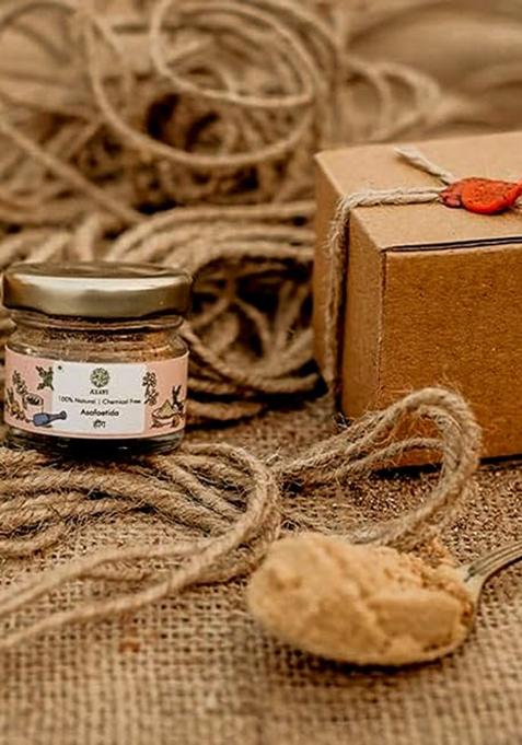 Asavi Handcrafted Hing I 100% Natural Unadulterated Aesafoetida Pack Of 1-10 Gm Glass Jar
