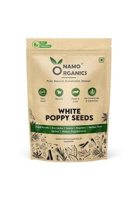 Namo Organics Organic - Original White Posto Poppy Seeds 150Gm Unadulterated Khus | Khas 100% Pure Raw And Unprocessed Direct From Farmers