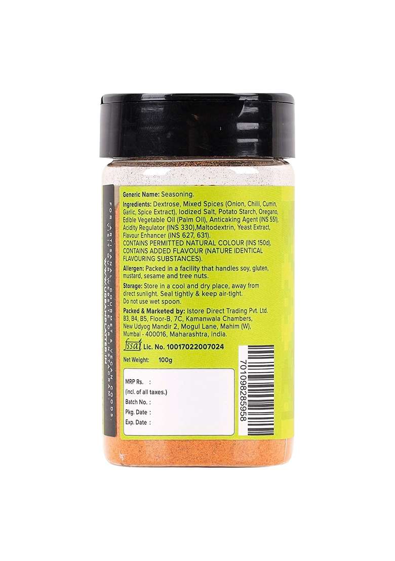 Urban Platter Mexican Taco Seasoning, 100G (Authentic Style Spice Blend | Ideal For Veggies, Beans And Protein Mix) - Indya