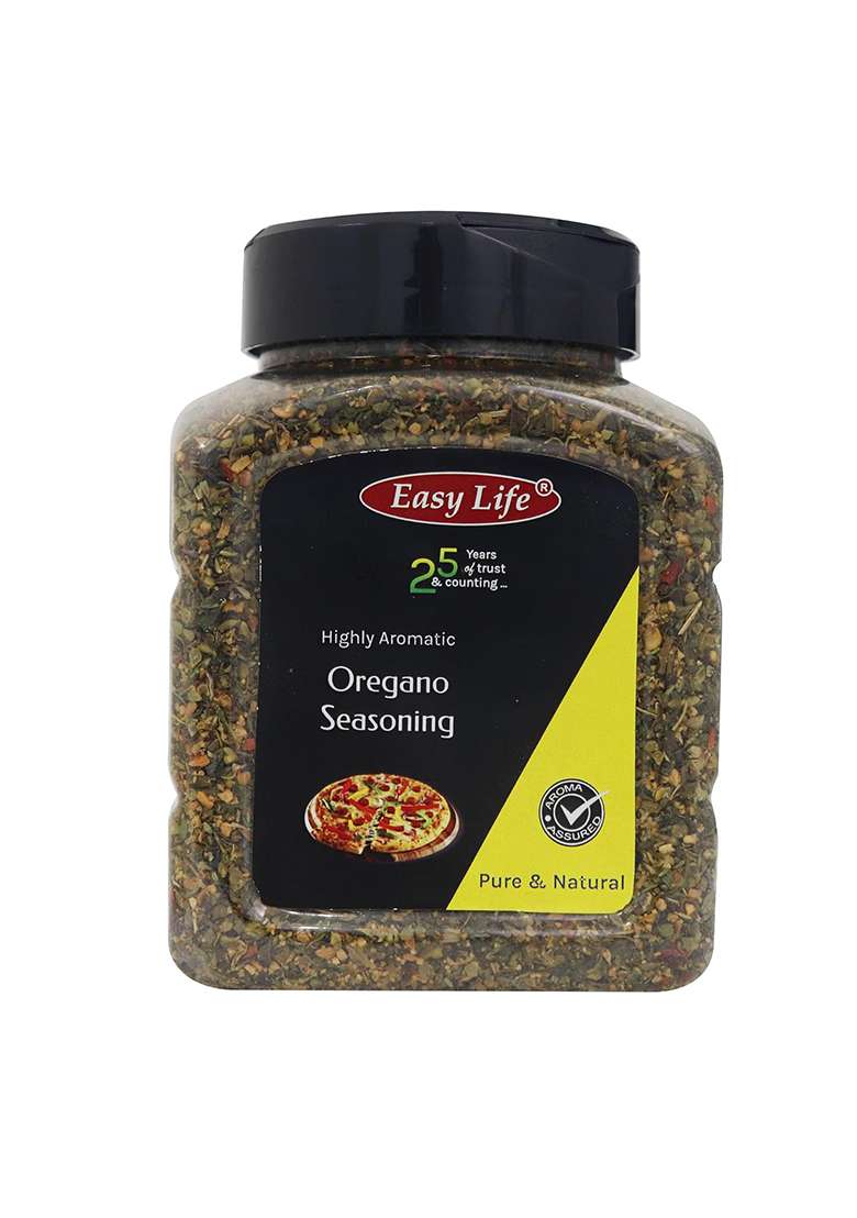 Easy Life Oregano Seasoning 230Gram I Ideal Blend Mix Of Herb And Spice With Chili Flakes For Pizza Pasta Versatile Chefs Choice Powder Spices Herbs Contains Garlic - Indya