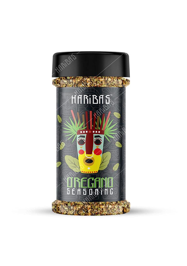 Haribas Dry Oregano Flakes Seasonings 100Grms, Aromatic Spicy Dried Pizza Pasta Seasoning