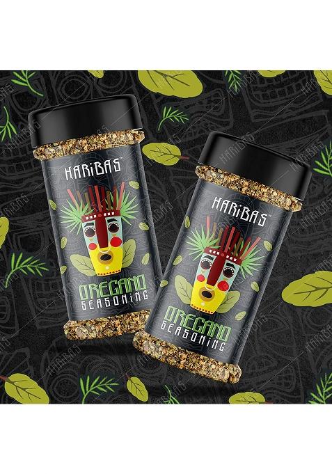 Haribas Dry Oregano Flakes Seasonings 100Grms, Aromatic Spicy Dried Pizza Pasta Seasoning