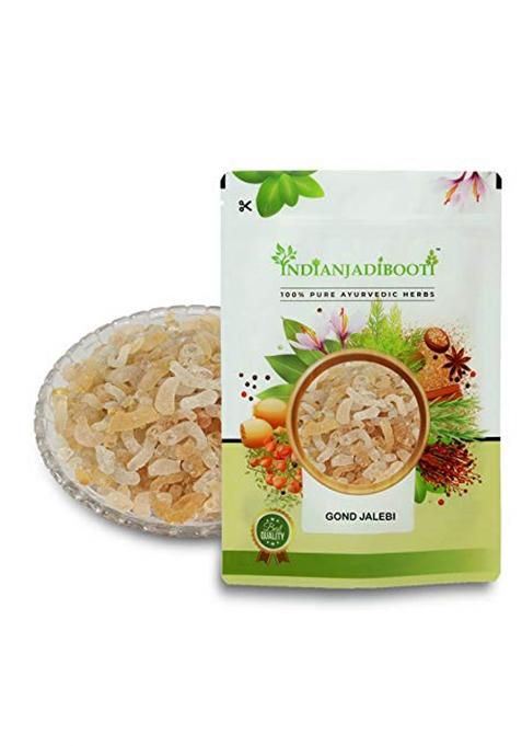 Indianjadibooti Gond Jalebi, 250 Grams Pack, Seeds