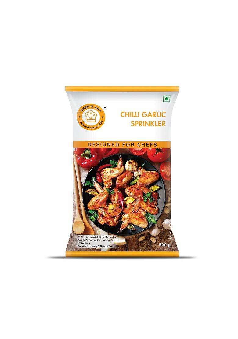 Chef'S Art Chilli Garlic Sprinkler Powder (Food Seasoning) 500 Gm