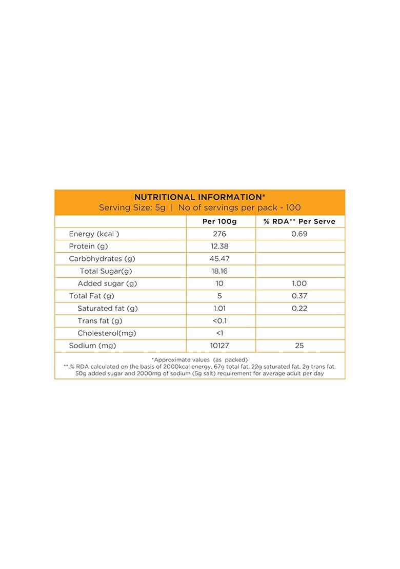 Chef'S Art Chilli Garlic Sprinkler Powder (Food Seasoning) 500 Gm