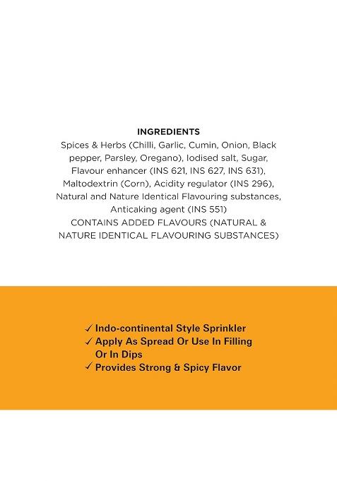 Chef'S Art Chilli Garlic Sprinkler Powder (Food Seasoning) 500 Gm