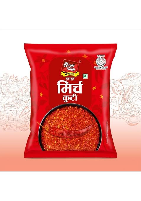 Munshi Panna Brand-Fresh & Specials Mirch Kutti Powder (Red Chilli Powder) | Easy To Cook (500G) Pack Of 2