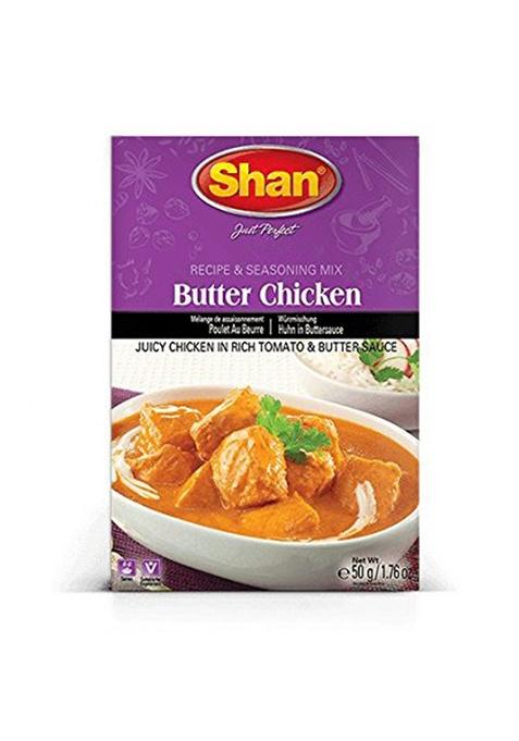 Shan Spice Mix For Butter Chicken, 1.76 Oz 50 G, 3 Pack