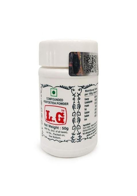 Lg Laljee Godhoo & Co. Asafoetida Powder, 50 G Or G+10 (Weight May Vary).