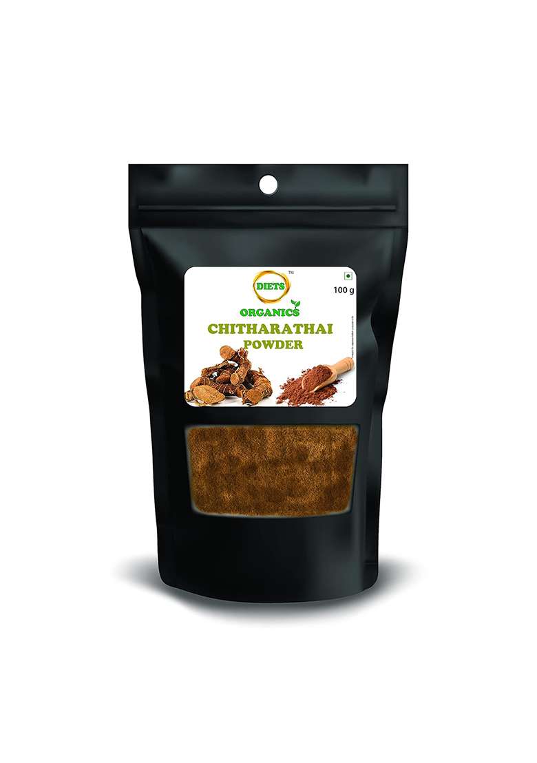 Diets Organics Sitharathai Powder | Kulanjan Lesser Galangal Chitharathai -100 G - Indya