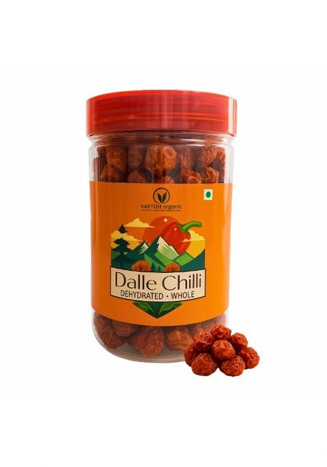 Vartoh Organic Dalle Khursani | Whole Dried Chillies From Sikkim 100G 100% Natural No Preservatives Hot & Spicy Vegan