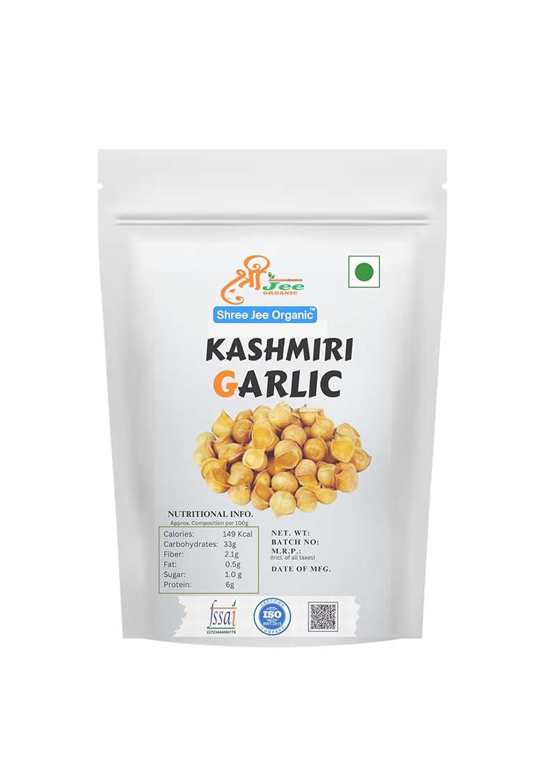 Shree Jee Organic Dry Kashmiri Garlic (60 Grams) Premium Single Clove From The Himalayas, A Taste Of Tradition Lehsun - Indya