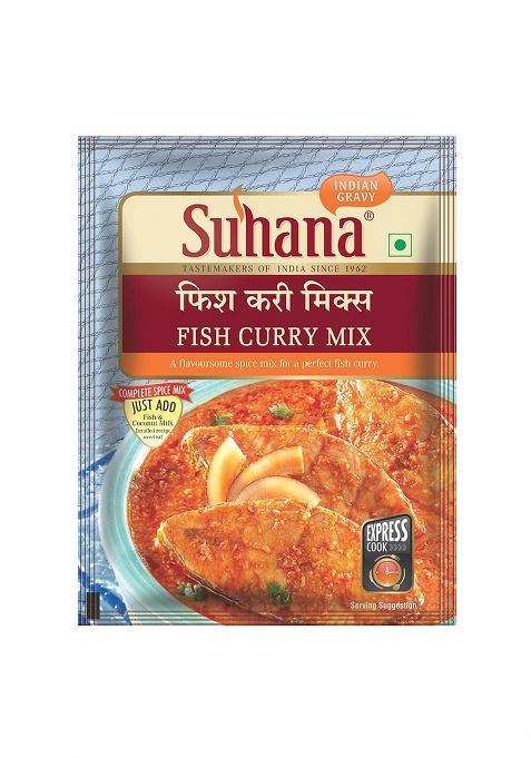 Suhana Fish Curry Spice Mix 50G - Pack Of 3