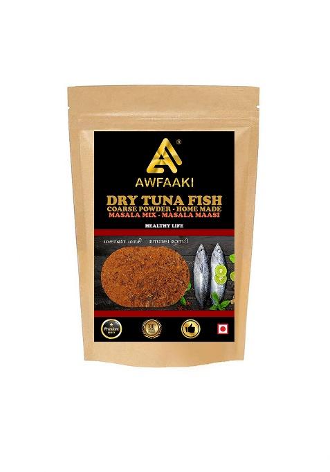 Awfaaki Dry Tuna Fish Coarse Powder Masala Mix | Maldives Chips With Maasi Karuvadu Dried Skipjack Home Made (250 G)