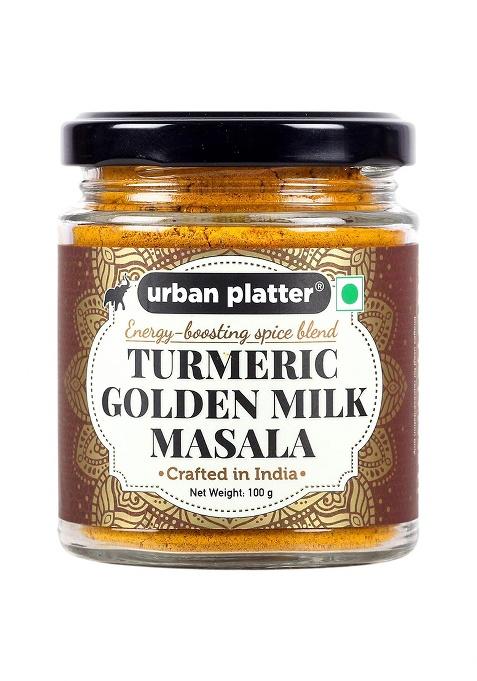 Urban Platter Turmeric Golden Milk Masala, 100G (Haldi Doodh Spice Blend, Sugar-Free, Immunity Elixir)