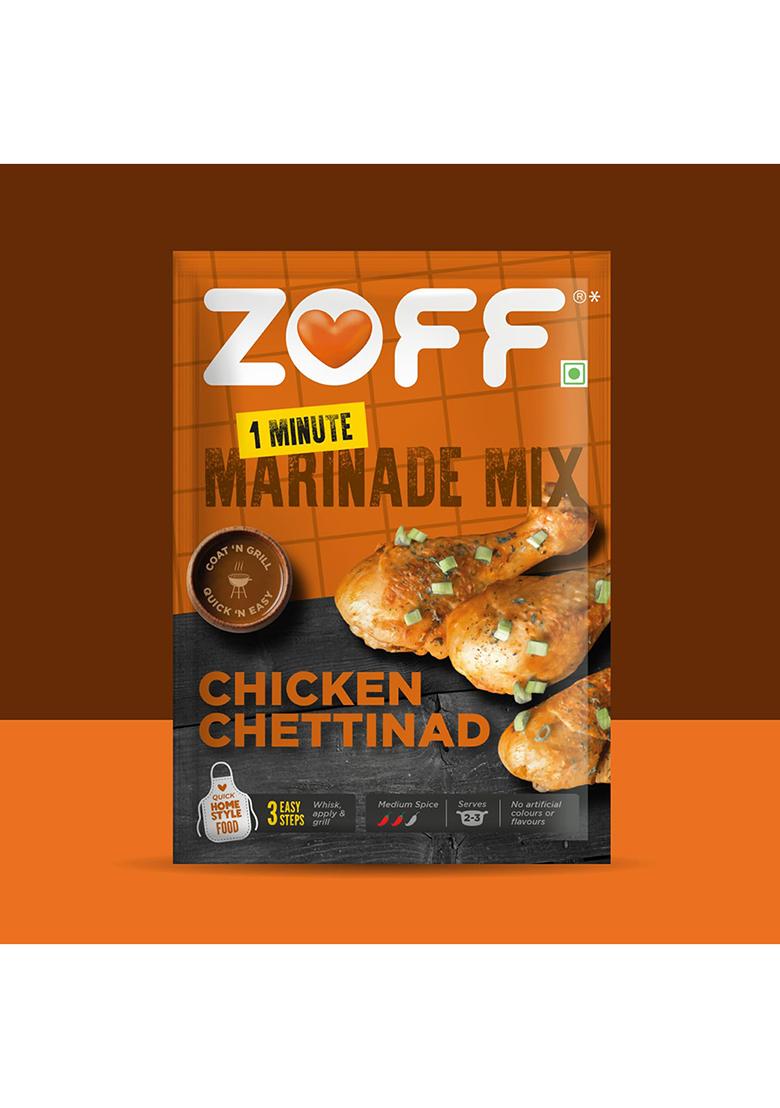 Zoff Chettinad Chicken Masala Marinade Mix
