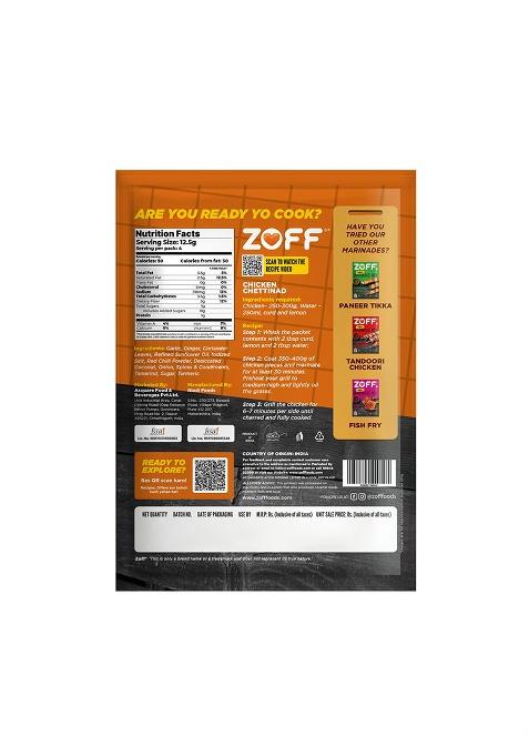 Zoff Chettinad Chicken Masala Marinade Mix