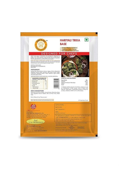 Food Service India Chef'S Art Hariyali Tikka Base, -500 Gm