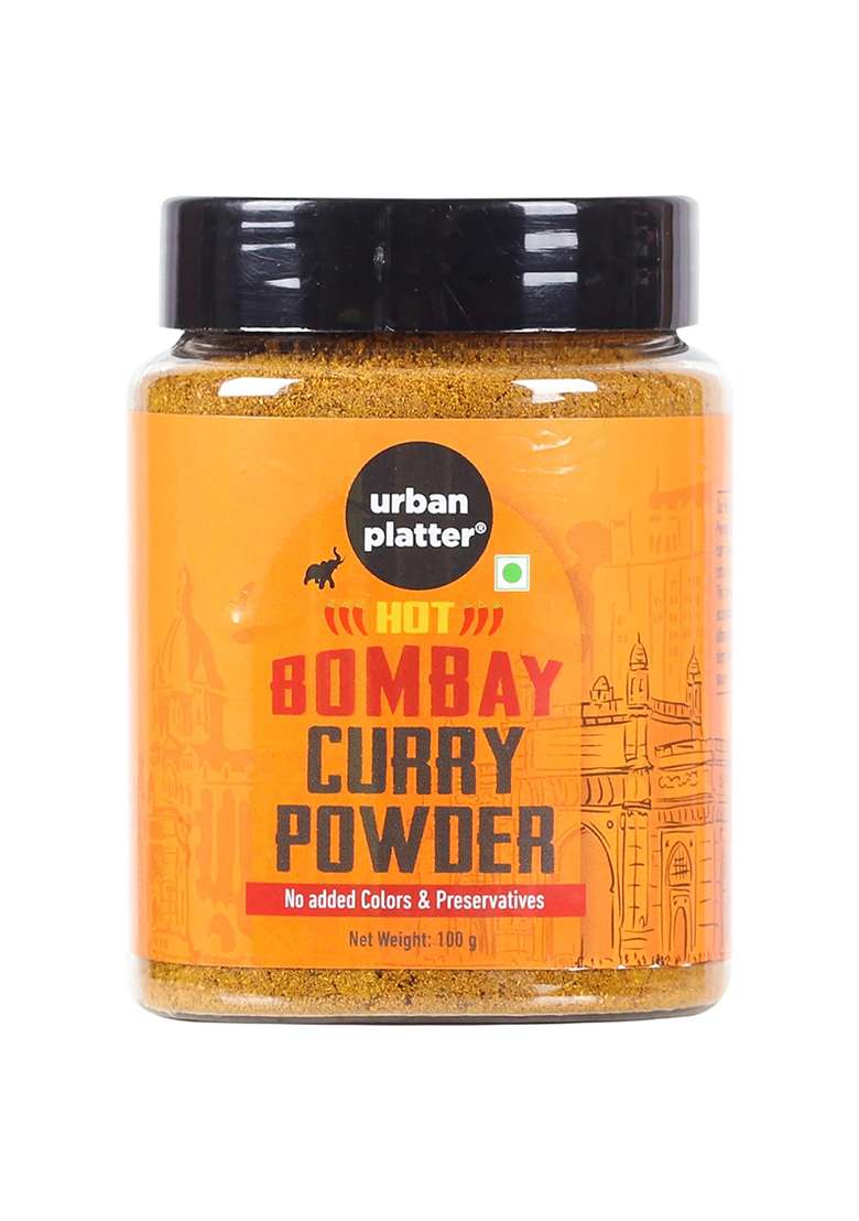 Urban Platter Hot Bombay Curry Powder, 100 Grams (All Natural, Use In Sauces, Curries And Marinades | No Added Colour Or Preservatives) - Indya
