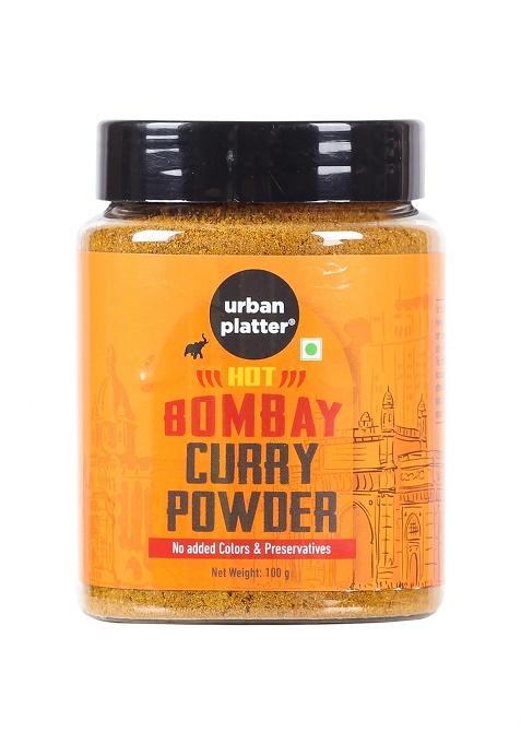 Urban Platter Hot Bombay Curry Powder, 100 Grams (All Natural, Use In Sauces, Curries And Marinades | No Added Colour Or Preservatives)