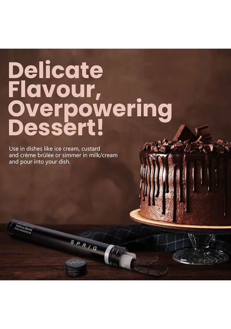 S P R I G Sprig The World'S Finest Vanilla Beans| Highest Grade Madagascar Beans | Gourmet Pods For Baking & Cooking Make Home-Made Extract 10