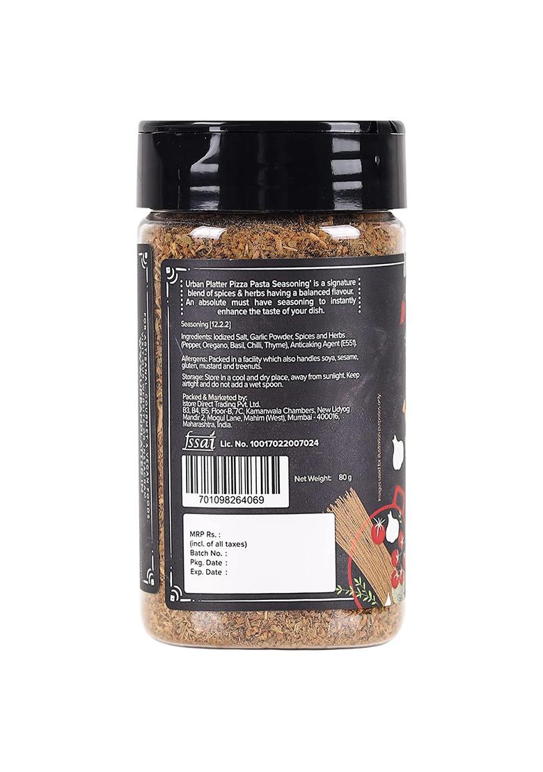 Urban Platter Pizza Pasta Seasoning, 80G (Signature Italian-Style Seasoning | Multipurpose Herb & Spice Blend Msg-Free)