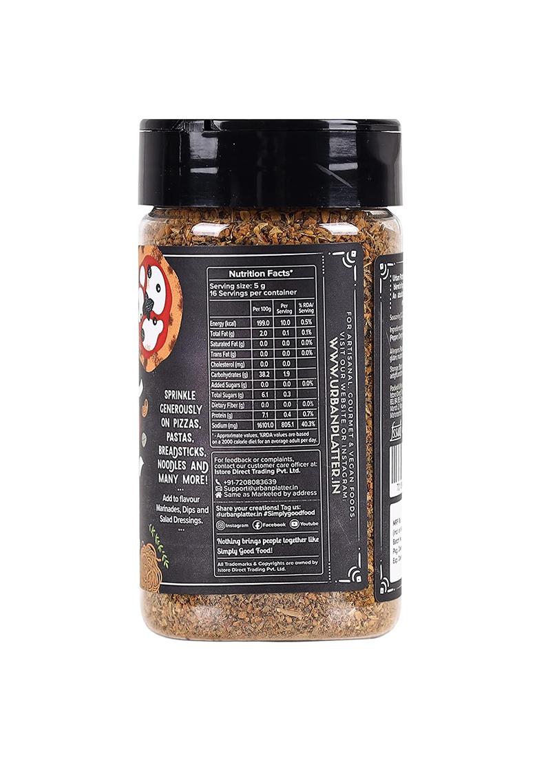 Urban Platter Pizza Pasta Seasoning, 80G (Signature Italian-Style Seasoning | Multipurpose Herb & Spice Blend Msg-Free)